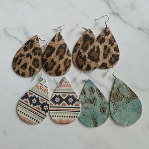 Boho Chic Teardrop Earrings Set